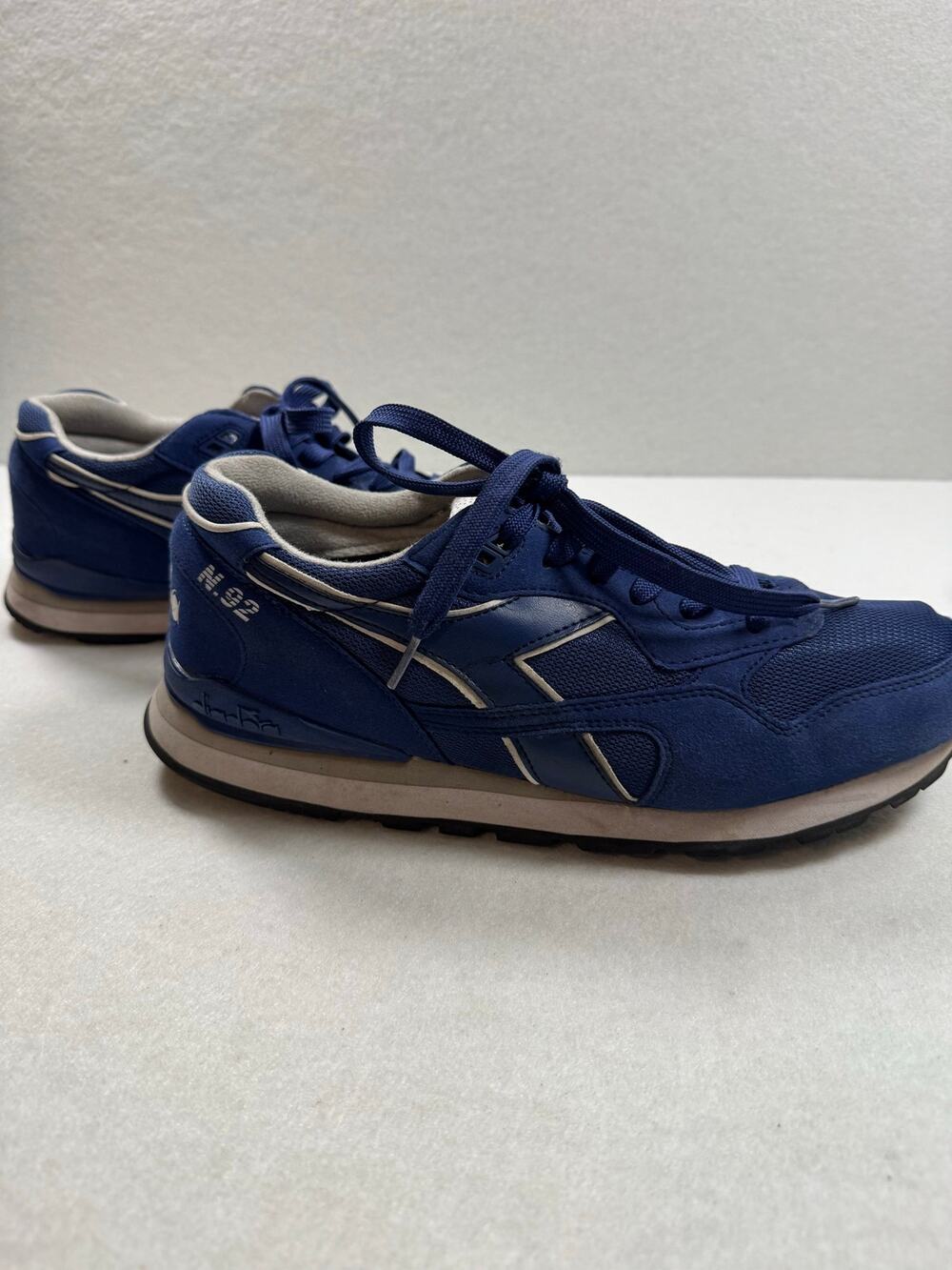 Diadora Men's N. 92 Retro Running Sneakers 501.171820 Streetwear Blue White 10.5